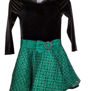 Beautiful Little Girls Green Dress